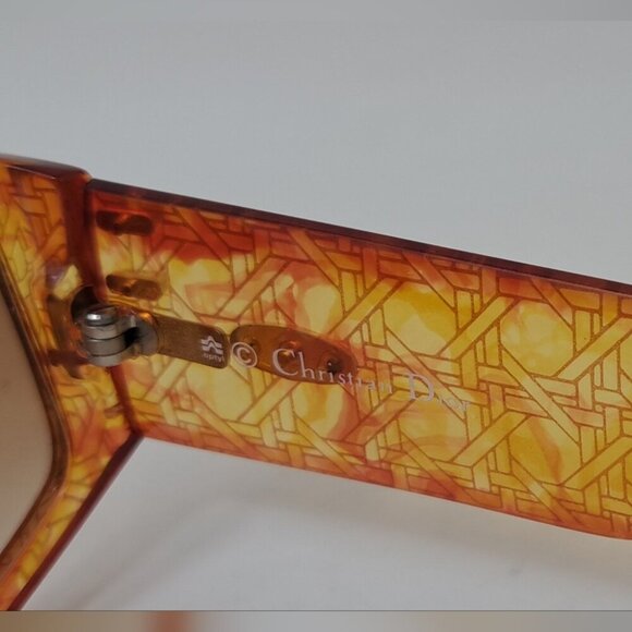 Christian Dior Women\'s Sunglasses Optyl Red Orange Vintage 80s 2603 40 57mm